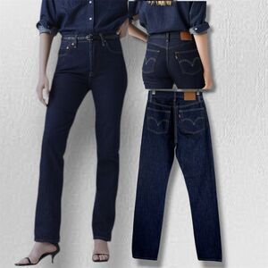 Levi’s 501 Premium Big E Women’s Size 25 High-Rise Classic Straight Leg Jeans